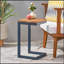 Table d'appoint en bois de sapin antique avec base en fer, polyvalente et élégante pour toute pièce ou espace extérieur-469752294