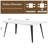 Elegant Outdoor Table Chair Set, Sleek-Line Table with Upholstered Chair for a Cozy and Inviting Patio-728947573
