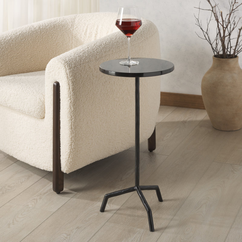 Table à boisson Fabrianna, Noir