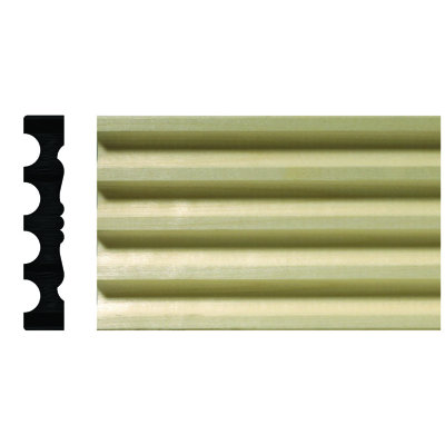 4 in. H x 84 in. W x 0.75 in. D Casing