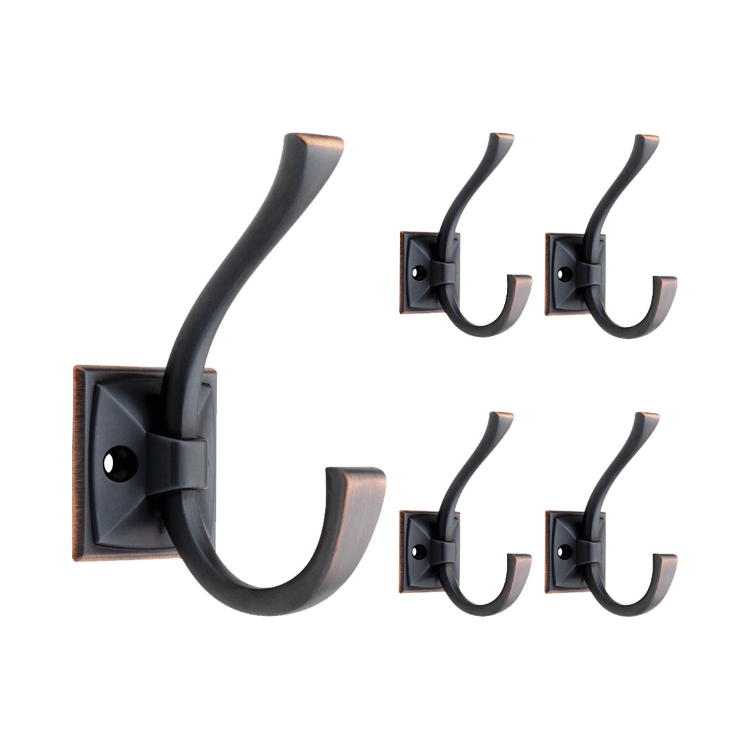 Ruavista Coat and Hat Wall Hook (Set of 5) Franklin Brass