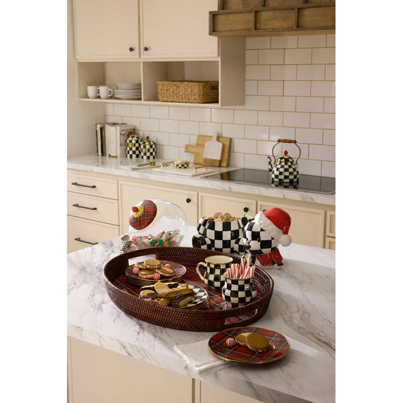 Courtly Santa Bear Cookie Jar