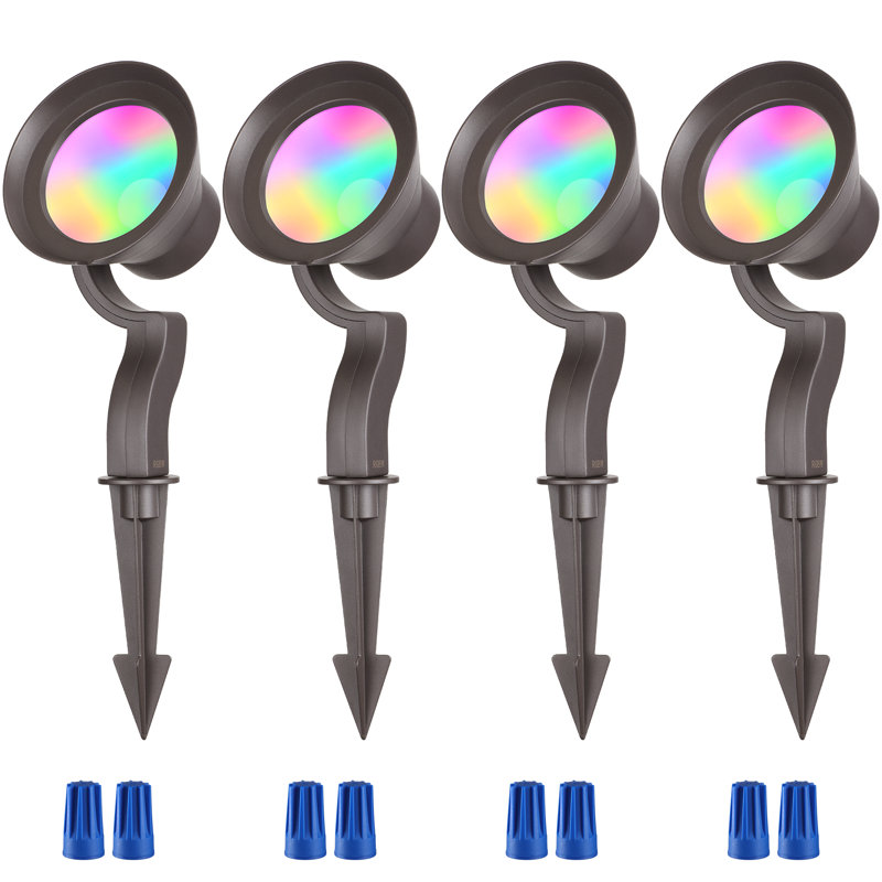 Landscape Spotlights Color Selectable, RGBW