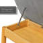 Banc de rangement pour chaussures Gibbens