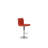BAR STOOL In Red, Chrome