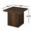 Ensemble 2 pièces table basse et table de bout carrée-622799015