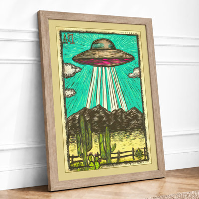 Desert Visitor Retro - Print
