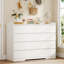 Commode double en bois à 8 tiroirs 47,2 po Adriel