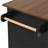 55.5" Farmhouse Kitchen Island With Drop Leaf, Kitchen Storage Island With Barn Door, Power Outlet, Rolling Kitchen Cart On Wheels With Spice Rack, For Home, Kitchen, Dining Room-37550612