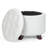 Upholstered Storage Ottoman Bench, PU Leather Button Tufted Ottoman Footrest Stool for Living Room-1018384431