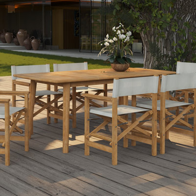 Modurn Outdoor Teak Dining Table