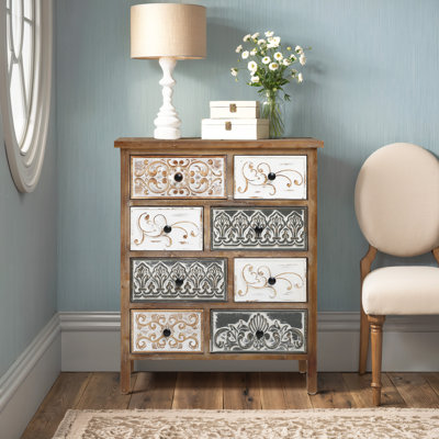 Quinlan 8-Drawer Apothecary Accent Chest