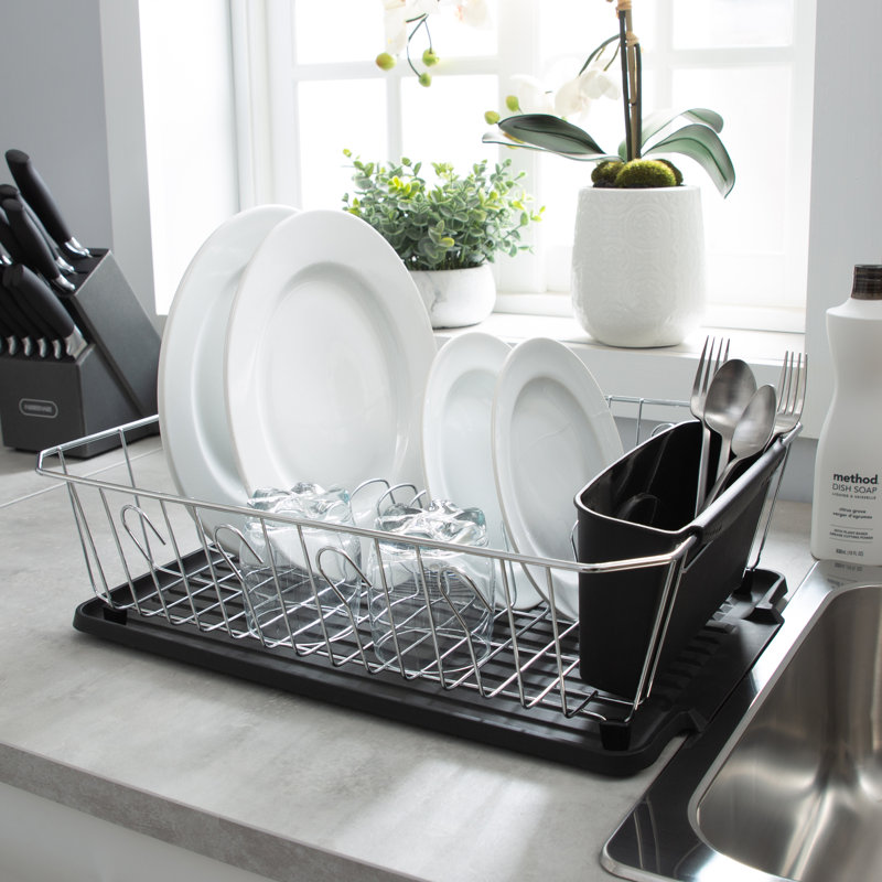 Dylan Countertop Dish Rack, Black