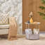 Ensemble de tables de bout Jarrion avec plateau à sac de rangement et pieds pliables en X-503591326