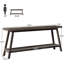 Canapé à 2 niveaux, console, table d'appoint