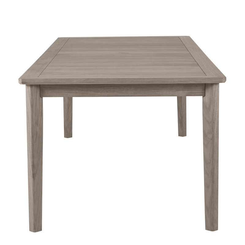 Woodlawn Teak Dining Table, 40" W x 110" L x 31" H, Oyster Teak