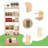 6-Tier Slim Behind-the-Door Bookshelf, 4" Deep Freestanding Narrow Storage Rack for Living Room Bedroom Study-201203598