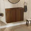 Armoire murale pliante avec évier crème-274412517