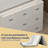 Murphy Chest Bed With Drawer And Charging Station, Full Size Armhouse Wood Space-Saving Hidden Folding Bed Chest, Rustic White