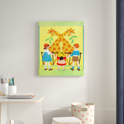 «Giraffes», reproduction sur toile tendue