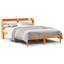 Bed Frame With Headboard Without Mattress Wax Brown-1935992345