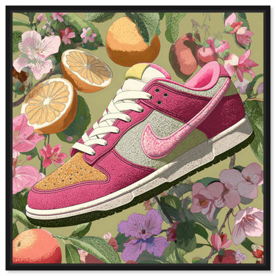 Sneaker Lost Fashion Art Canvas Print by Art Remedy