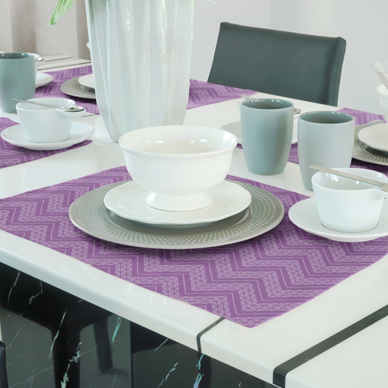 Récapitulatif de coton 18 po à la main classic Stephenie, Violet / mauve, Polyester