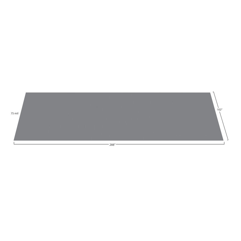 Rouleau de plancher de garage Diamond, Gris ardoise, L 288 po x l 102 po