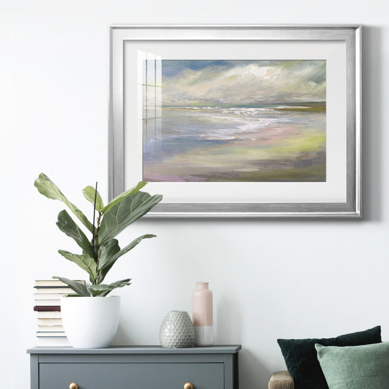 «Beach Light II», reproduction encadrée de qualité supérieure - prête à être accrochée, H 18,5 po x l 24,5 po x P 1 po