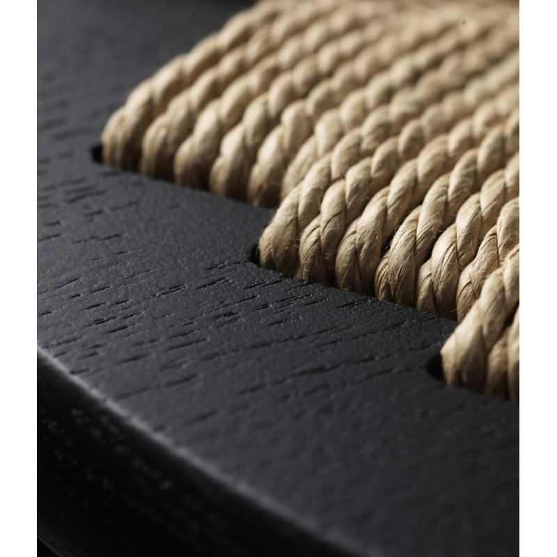 J165 by Jørgen Bækmark, Counter Stool (25.79" Seat Height), Jet Black