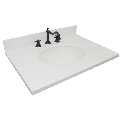 Plateau de meuble-lavabo 31 po