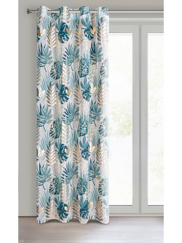 Ingleside 100% Polyester Semi Sheer Curtain Single Panel