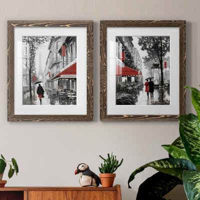 " Rainy Paris I " 2 - Pieces