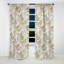 Rideau occultant en marbre glamour doré et blanc nacré Opulence III - 1 panneaux-107535217