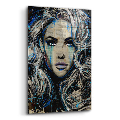 Art mural en verre «Haven» par Loui Jover