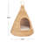 Brocklehurst Cotton, Polyester Tent Pet Bed