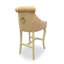 Orion Upholstered Stool with Solid Wood Frame