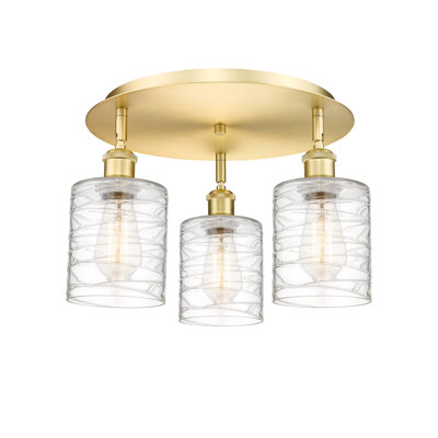Dublin Glass Semi Flush Mount