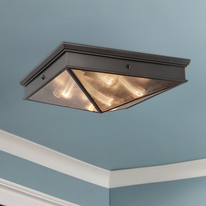 Cairo 4 - Light Flush Mount, Urban Bronze