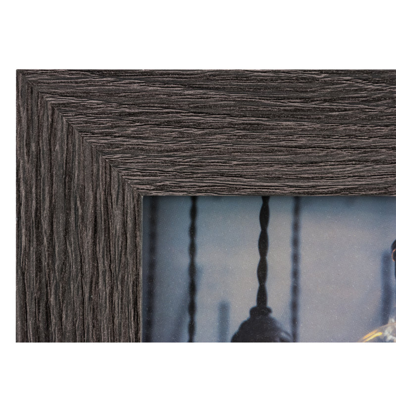 Matte Picture Frame, Driftwood Black