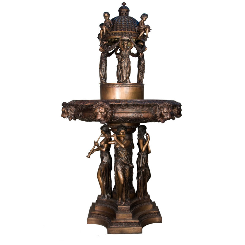 Fontaine Lady quatre saisons bronze
