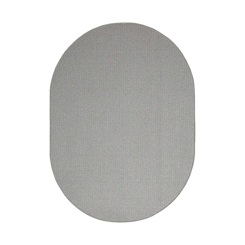 Tapis intérieur / extérieur Iconic - gris, Ovale 5 pi x 7 pi