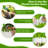 15cm H x 40cm W Plastic Lawn Edging
