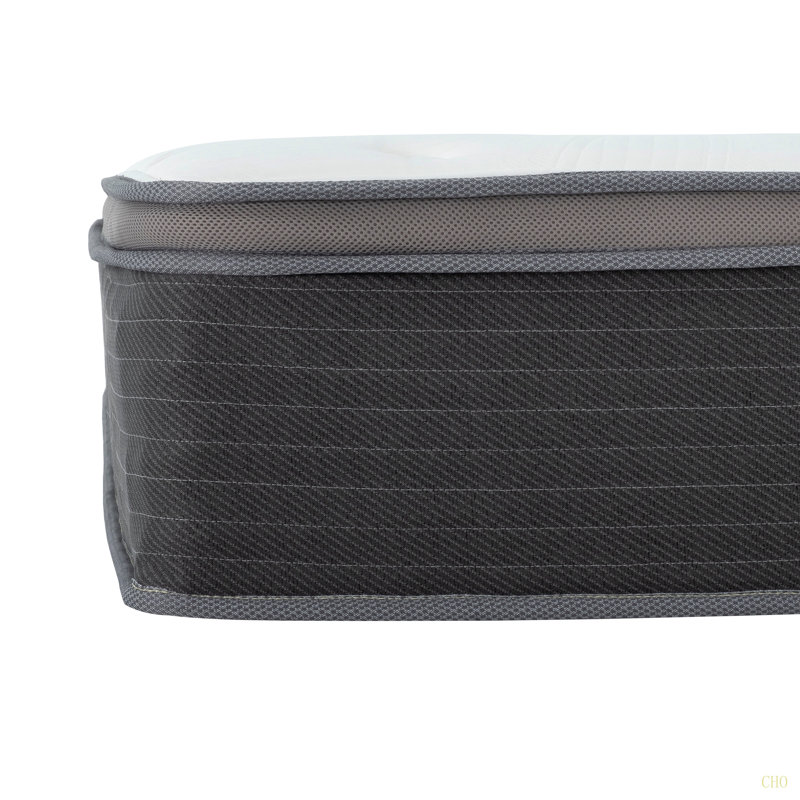 12 In Full Size Pocket Spring Hybrid Mattress Bed In A Box, Plush Euro Top Brasel Mattress, 12'', Full