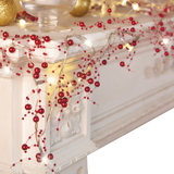 115'' in. Lighted Faux No Plant Species Garland