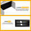 Ensemble de meuble-lavabo mural simple 40 po Alfano