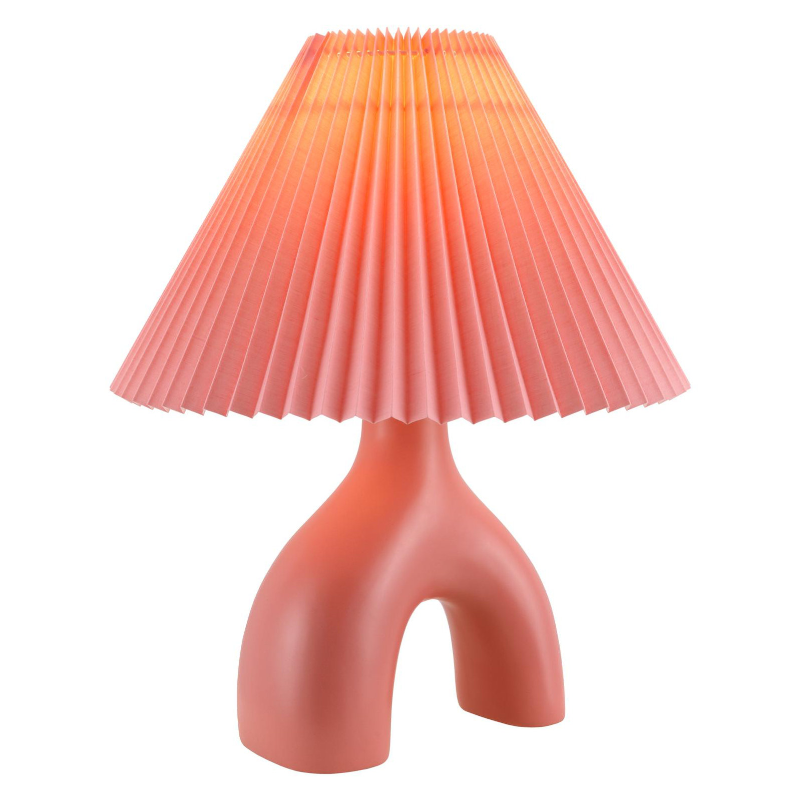 Celes Table Lamp, Pink, Pink
