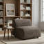 Chaise d'appoint rembourrée en tissu minimaliste Sora-122915271