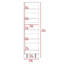 Rectangle Tall Shoe Cabinet With Mirror