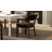 LUMERA Collection Tufted Arm Dining Chair Black-106905285-106905286